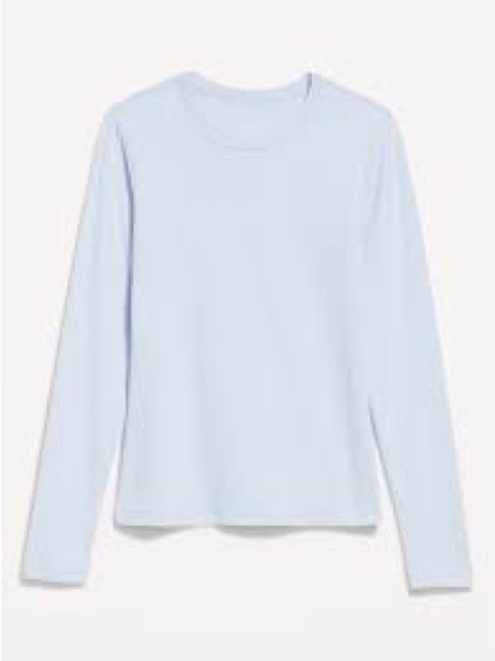 Old Navy Women's Long-Sleeve Crewneck Top - Pale Blue